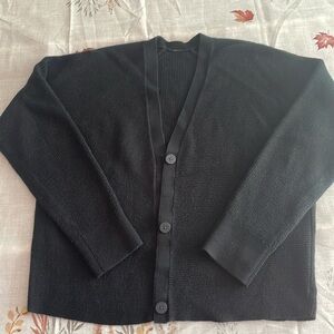 Lululemon black cardigan size 10